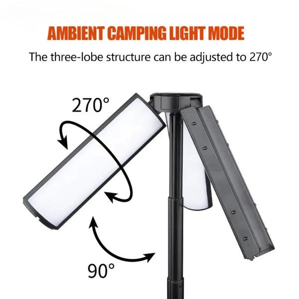 2-in-1 Telescopic Camping Light & Flashlight