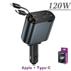 4-in-1 Retractable Fast Car Charger