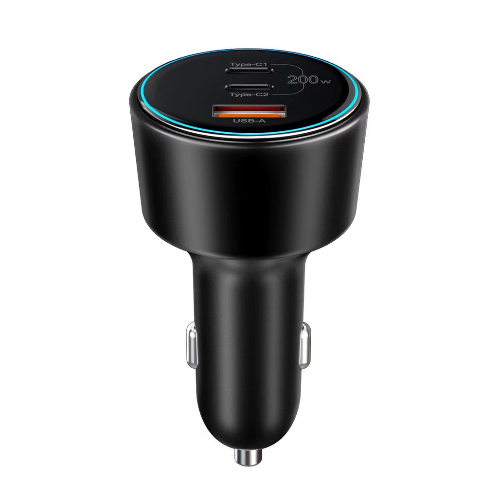 200W USB-C/USB Car Charger