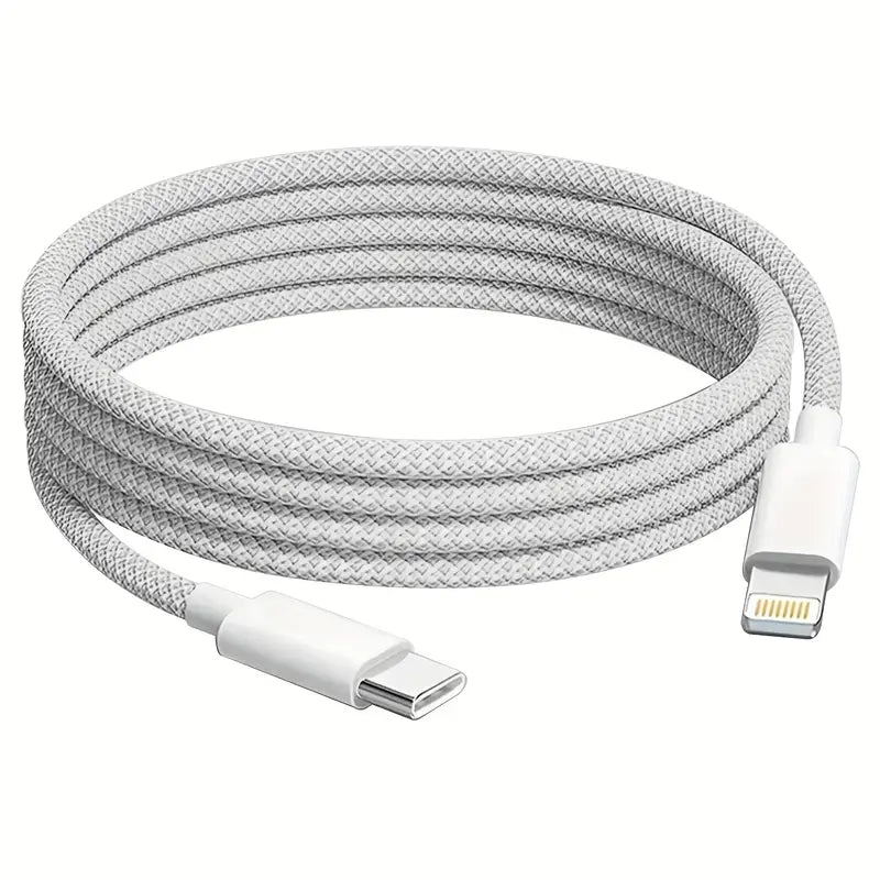 USB-C To Lightning 100W Braided Cable