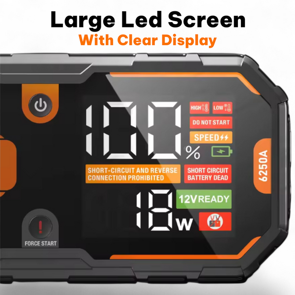 6250A Portable Jump Start Pack